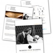 Modern Jewish Wedding Media Kit